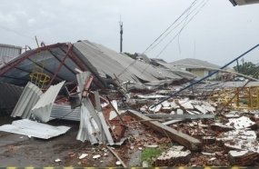 Temporal provoca alagamentos e destelhamentos em Xanxerê