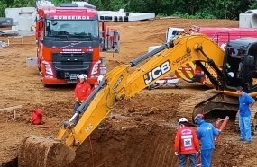 Trabalhador morre após ficar soterrado em obra de construção civil