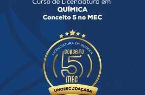 Curso da Unoesc Joaçaba conquista o conceito máximo na avaliação do MEC