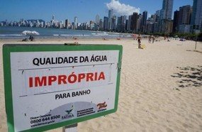 Chuvas deixam algumas praias impróprias para banho