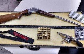 PM apreende armas após desentendimento de irmãos