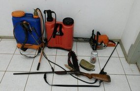 Polícia apreende espingarda e munições em Água Doce