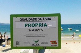 Mais de 75% das praias estão próprias para banho em SC