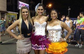 As belas da Aliança: escola apresenta rainha, madrinha e musa de bateria
