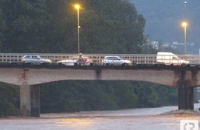 Enchente: Rio do Peixe está 8 metros acima do nível