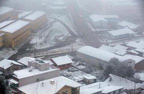 Nevou novamente em pelo menos cinco cidades catarinenses
