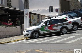 Menino de 12 anos fratura perna ao ser atropelado em Joaçaba