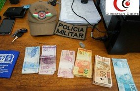 Dupla é detida passando dinheiro falso em Erval Velho