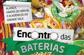 Encontro das baterias das escolas de samba neste sábado